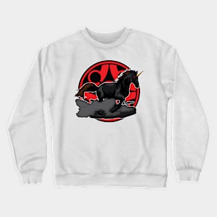 Black Unicorn Crewneck Sweatshirt